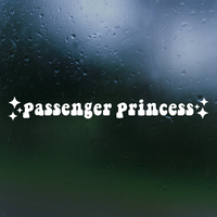 passenger princess decal, passenger princess sticker, funny decal, funny sticker, passenger princess Car decal, passenger decal, vinyl decal, funny car decals, funny truck decals, get decaled, decal shop