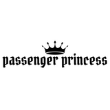 passenger princess decal, passenger princess sticker, funny decal, funny sticker, passenger princess Car decal, passenger decal, vinyl decal, funny car decals, funny truck decals, get decaled, decal shop