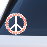 Die Cut Vinyl Peace Flower Decal - Vehicle / Window / Laptop Decal - Get Decaled