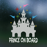 Die Cut Vinyl Princess / Prince On Board Baby On Board Decal -  Window / Vehicle Decal