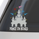 Die Cut Vinyl Princess / Prince On Board Baby On Board Decal -  Window / Vehicle Decal