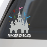 Die Cut Vinyl Princess / Prince On Board Baby On Board Decal -  Window / Vehicle Decal