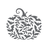 Die Cut Vinyl Decal - Batty Pumpkin