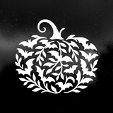 Die Cut Vinyl Decal - Batty Pumpkin