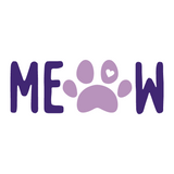 Die Cut Vinyl Meow Cat Lover Decal - Vehicle / Window Decal - Get Decaled