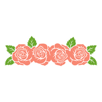 Rose Vine Decal - Waterproof Die Cut Vinyl Decal