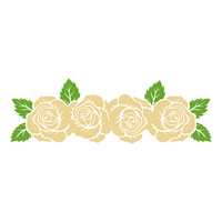 Rose Vine Decal - Waterproof Die Cut Vinyl Decal