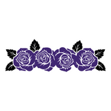 Rose Vine Decal - Waterproof Die Cut Vinyl Decal