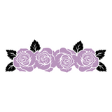 Rose Vine Decal - Waterproof Die Cut Vinyl Decal