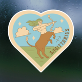 sagittarius zodiac sign sticker by get decaled. bumper sticker, car sticker, aries sticker, aries zodiac, zodiac signs, astrology signs, zodiac sign sticker, astrology sign sticker, decal shop, decal shop usa, best decals