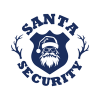 Santa Security Funny Christmas Holiday Waterproof Vinyl Decal