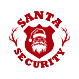 Santa Security Funny Christmas Holiday Waterproof Vinyl Decal