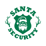 Santa Security Funny Christmas Holiday Waterproof Vinyl Decal