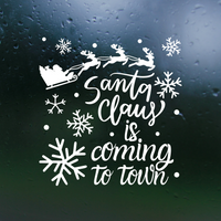 christmas, christmas decal, christmas car decal, santa car decal, decals, decal shop, vinyl decals, get decaled, holiday decals