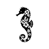 Die Cut Vinyl Tropical Sea Horse Decal