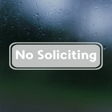 no soliciting, no soliciting decal, decals, no soliciting sticker, no soliciting sign, decals,  home decor, home decor decals, get decaled
