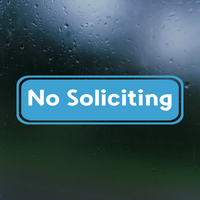 no soliciting, no soliciting decal, decals, no soliciting sticker, no soliciting sign, decals,  home decor, home decor decals, get decaled