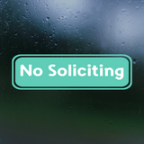 no soliciting, no soliciting decal, decals, no soliciting sticker, no soliciting sign, decals,  home decor, home decor decals, get decaled