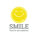 Outdoor Die Cut Vinyl 'Smile You're On Camera' Decal - Get Decaled