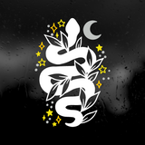 Die Cut Vinyl Decal - Celestial Snake Decal