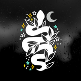 Die Cut Vinyl Decal - Celestial Snake Decal