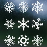 New 2025 Waterproof Die Cut Vinyl Snowflake Decal Stickers - Snowflake Window / Craft Decals