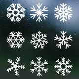 New 2025 Waterproof Die Cut Vinyl Snowflake Decal Stickers - Snowflake Window / Craft Decals