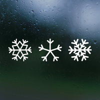 snowflake decal, snowflake sticker, snowflake decals, snowflake window decal, christmas decor, outdoor christmas decor, waterproof snowflake stickers