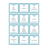 spice labels, stickers, spice sticker decals, decal shop, vinyl decals, stickers, vinyl stickers, sticker shop, decal shop, fancy spice labels, spice label pack