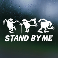 Dye Cut Vinyl Frog Stand By Me Decal