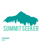 Die Cut Vinyl 'Summit Seeker' Mountain Range Decal - Get Decaled