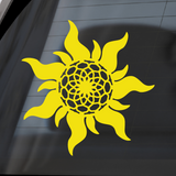 Die Cut Vinyl Sun Mandala Decal - Get Decaled