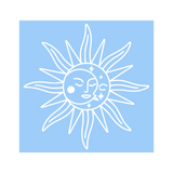 Sunshine & Moon Die Cut Waterproof Vinyl Decal
