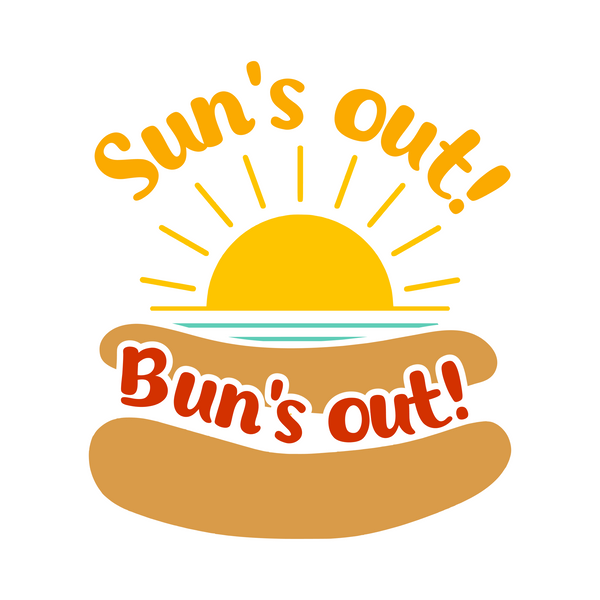 Die Cut Vinyl "Sun's Out Bun's Out" Decal - Waterproof Vehicle, Window, Craft, Tumbler Decal