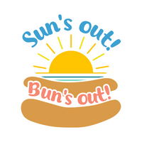 Die Cut Vinyl "Sun's Out Bun's Out" Decal - Waterproof Vehicle, Window, Craft, Tumbler Decal