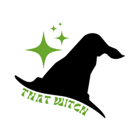 That Witch Halloween Witch Hat Waterproof Vinyl Decal