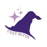 That Witch Halloween Witch Hat Waterproof Vinyl Decal