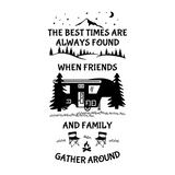 Die Cut Vinyl Large Camping Theme / Quote Decal - Get Decaled