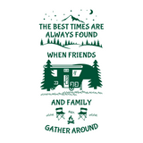 Die Cut Vinyl Large Camping Theme / Quote Decal - Get Decaled