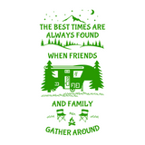Die Cut Vinyl Large Camping Theme / Quote Decal - Get Decaled