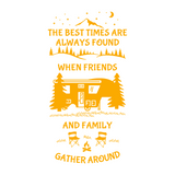 Die Cut Vinyl Large Camping Theme / Quote Decal - Get Decaled