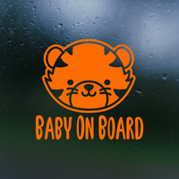 Tiger Baby On Board Decal Sticker for Cars, Trucks, Windshields & More