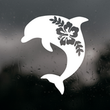 Die Cut Vinyl Tropical Dolphin Decal