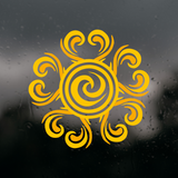 Waterproof Die Cut Vinyl Sun Decal - Truck / Car / Laptop Decal Sticker