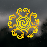 Waterproof Die Cut Vinyl Sun Decal - Truck / Car / Laptop Decal Sticker