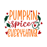 Dye Cut Vinyl Pumpkin Spice Lover Decal For Mugs, Cars, Laptops