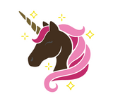 Die Cut Vinyl Unicorn & Stars Decal For Tumblers, Vehicles