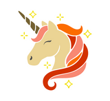 Die Cut Vinyl Unicorn & Stars Decal For Tumblers, Vehicles