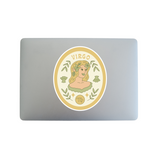 virgo zodiac sign sticker by get decaled. bumper sticker, car sticker, aries sticker, aries zodiac, zodiac signs, astrology signs, zodiac sign sticker, astrology sign sticker, decal shop, decal shop usa, best decals