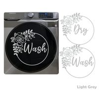 washer decal, dryer decal, appliance decals, decal sticker, get decaled, wash decal, dry decal, sticker decals
